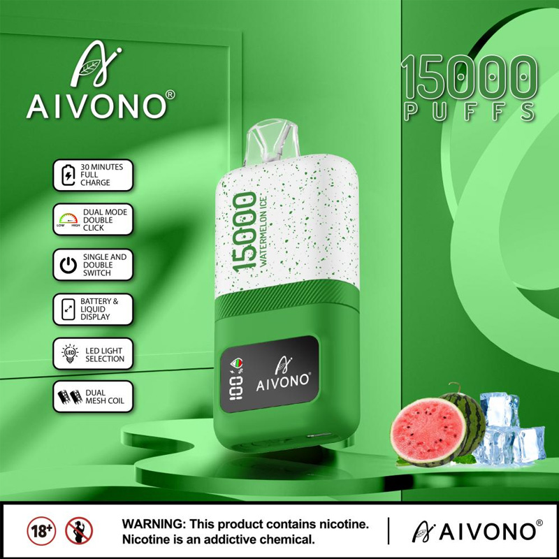 Aivono Aim Magic 15000: Ultimate Vaping Experience with 15,000 Puffs and 24ml E-liquid Capacity