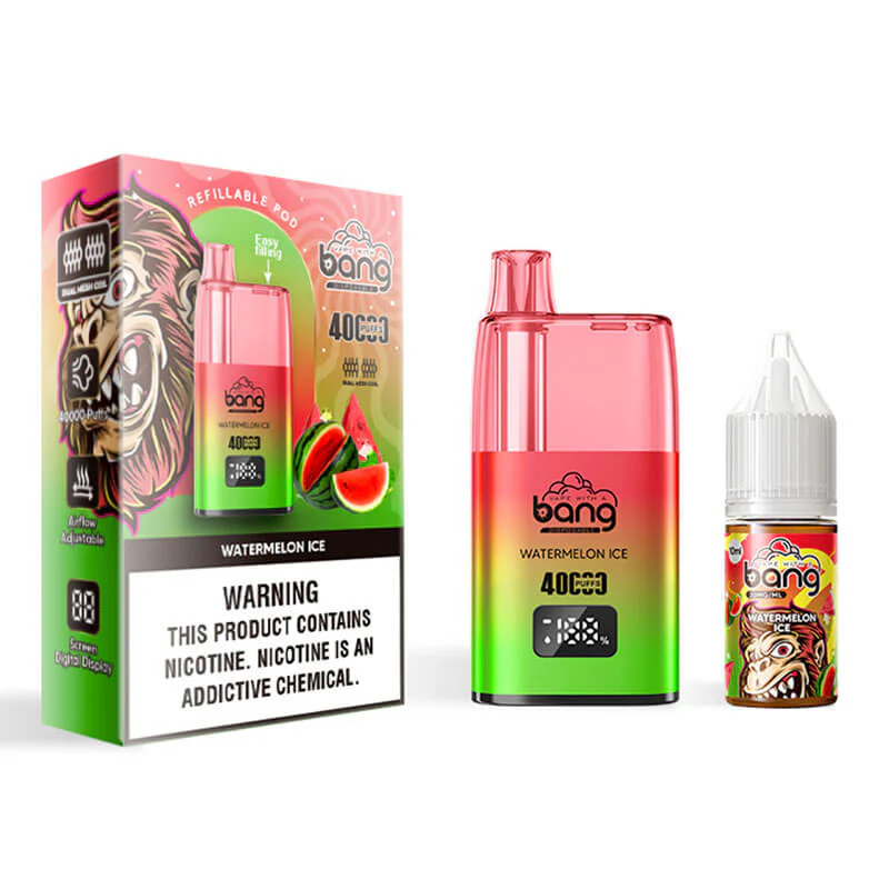Bang 40000 Refillable Vape Pod System - 40,000 Puffs, 2% Nicotine, 10ml E-liquid