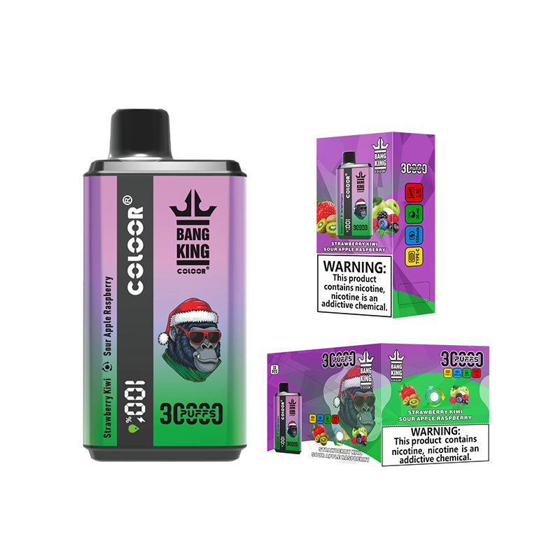 Bang King 30000 Double Flavor Disposable Vape Pen - 30000 Puffs, 12 Flavors, Rechargeable - Vape Wholesale