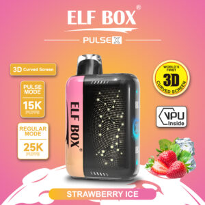 ElfBox Pulse-X 25000 Puffs Rechargeable Disposable Vape Pen | 25000 Puffs | Dual Mesh Coil | Adjustable Nicotine | Wholesale