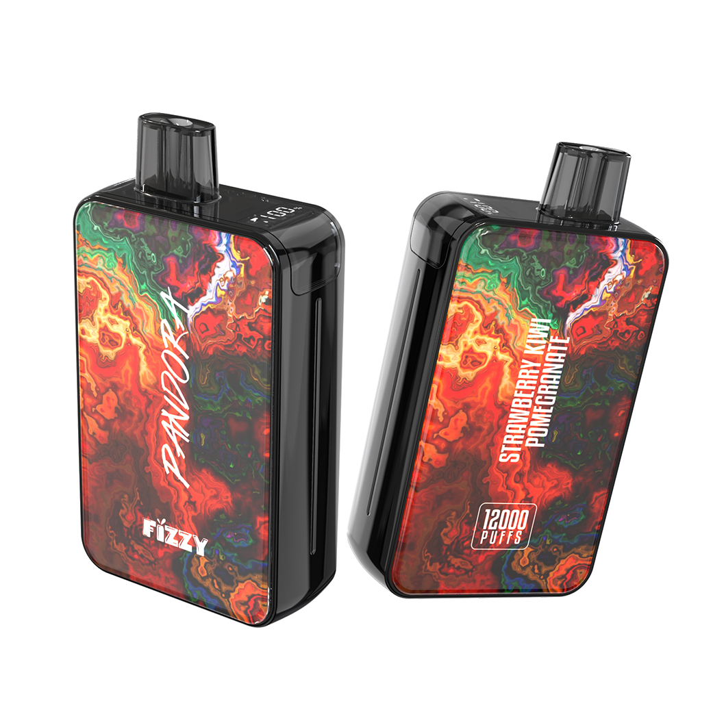 FIZZY Pandora 12000 Puffs 2% 5% Bulk Buy - Low Nicotine LCD Screen Rechargeable Disposable Vapes Pen Wholesale