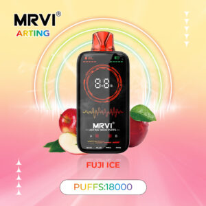 Mrvi Arting 18000 Puffs E-Cigarette - 26ml E-Liquid, 600mAh Battery, 4 Heating Modes, Dual Mesh Coil