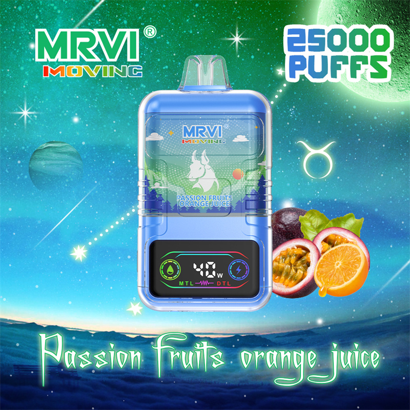 MRVI MOVING 25000 Puffs Electronic Cigarette - 25000 Puffs, 30ml, 1000mAh Battery, Dual Coil, Type-C Charging