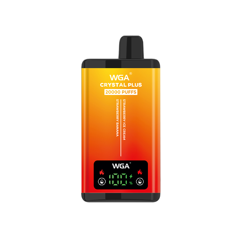 Wga Crystal Plus 20000 - Dual Flavors, 20000 Puffs, 2%/5% Nicotine, 20ml, 550mAh Battery