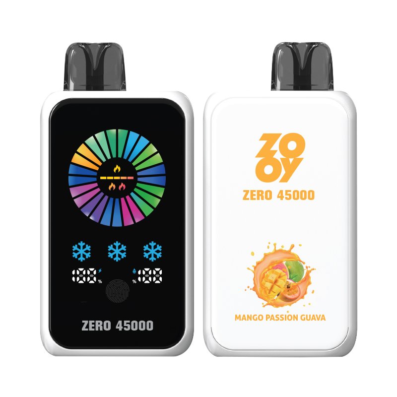 Zooy Zero 45000 Disposable E-Cigarette - 45000 Puffs with Adjustable Nicotine and Ice Levels