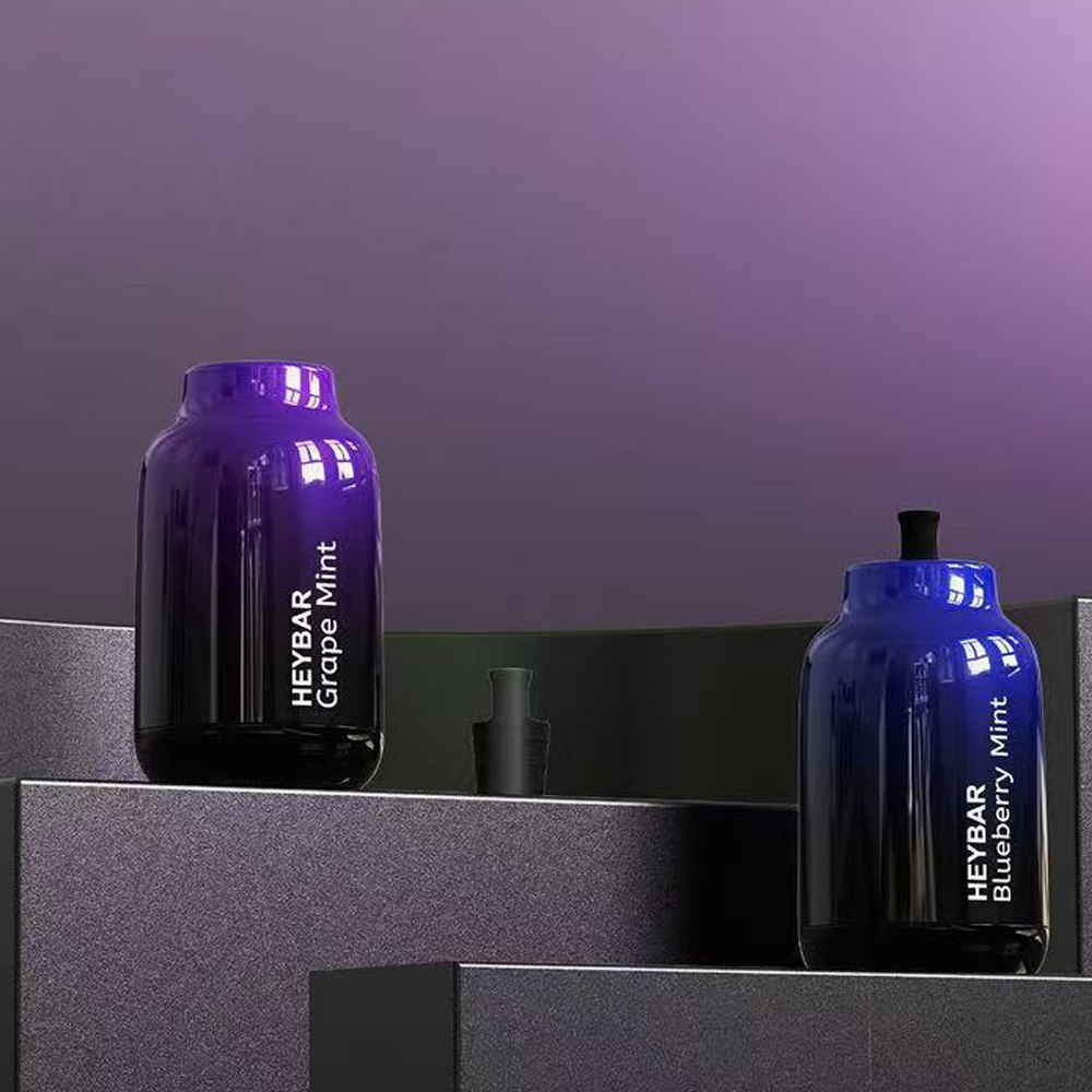 Heybar 30000 E-Hookah Head - 30000 Puffs, 13 Flavors, 5% Nicotine, Dual-Use Vaping Device